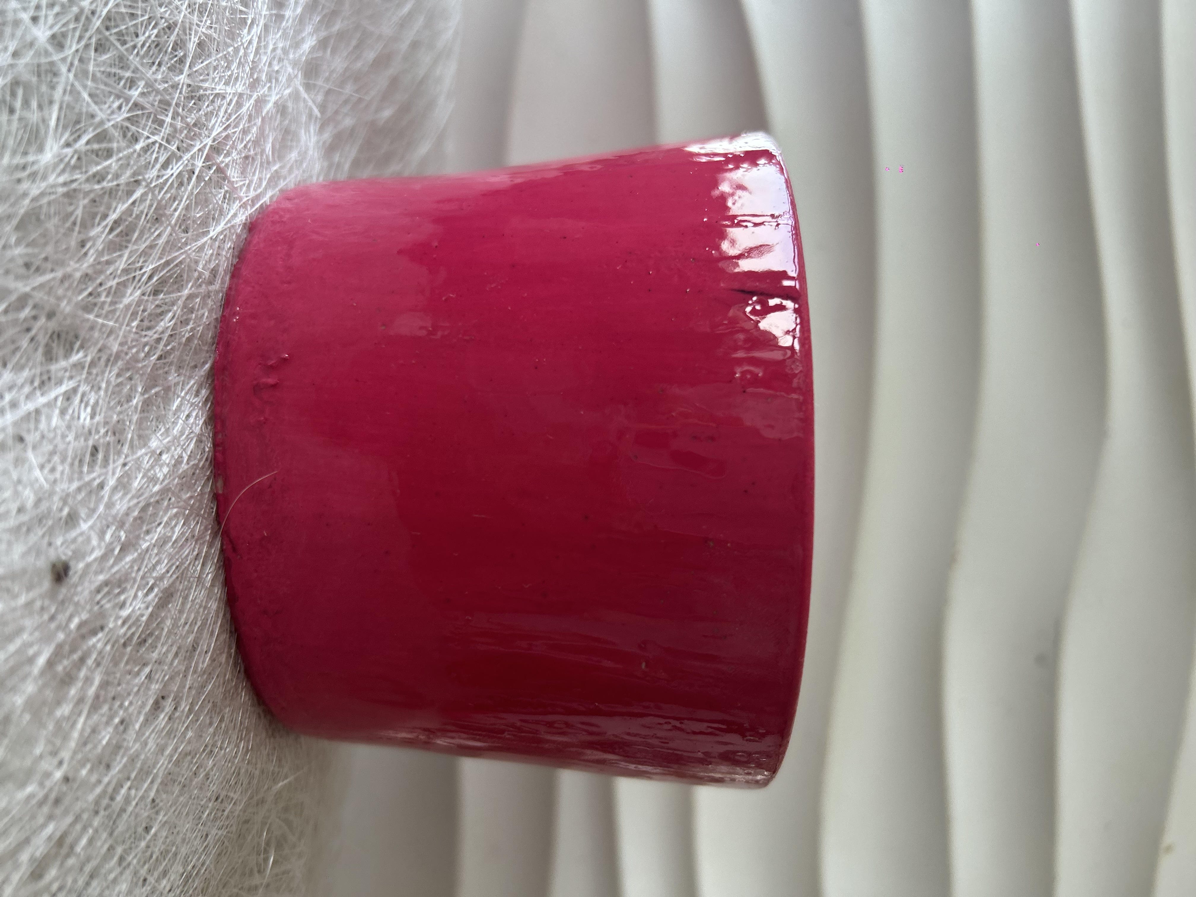 Pot simple rose bonbon